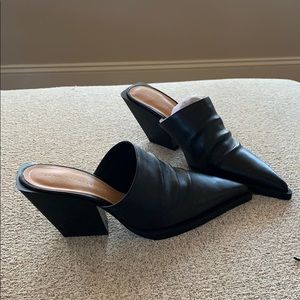 Zara booties geometric heel sz 39 (8) NEW
